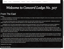 Tablet Screenshot of concordlodge.org